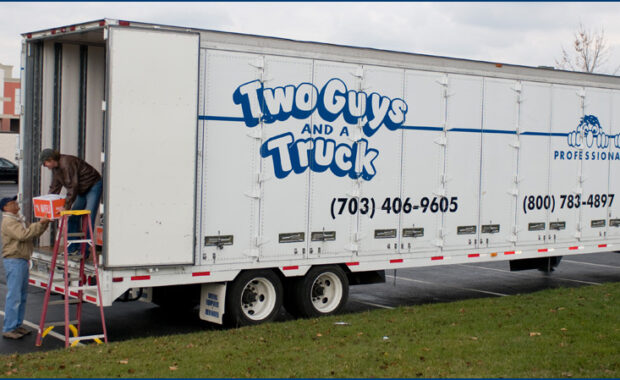 Two Guys and a Truck moving trailer