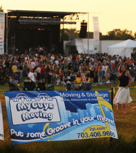 Fans enjoying Pat Benatar in concert