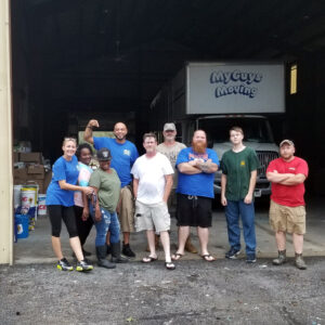 warehouse movers volunteers