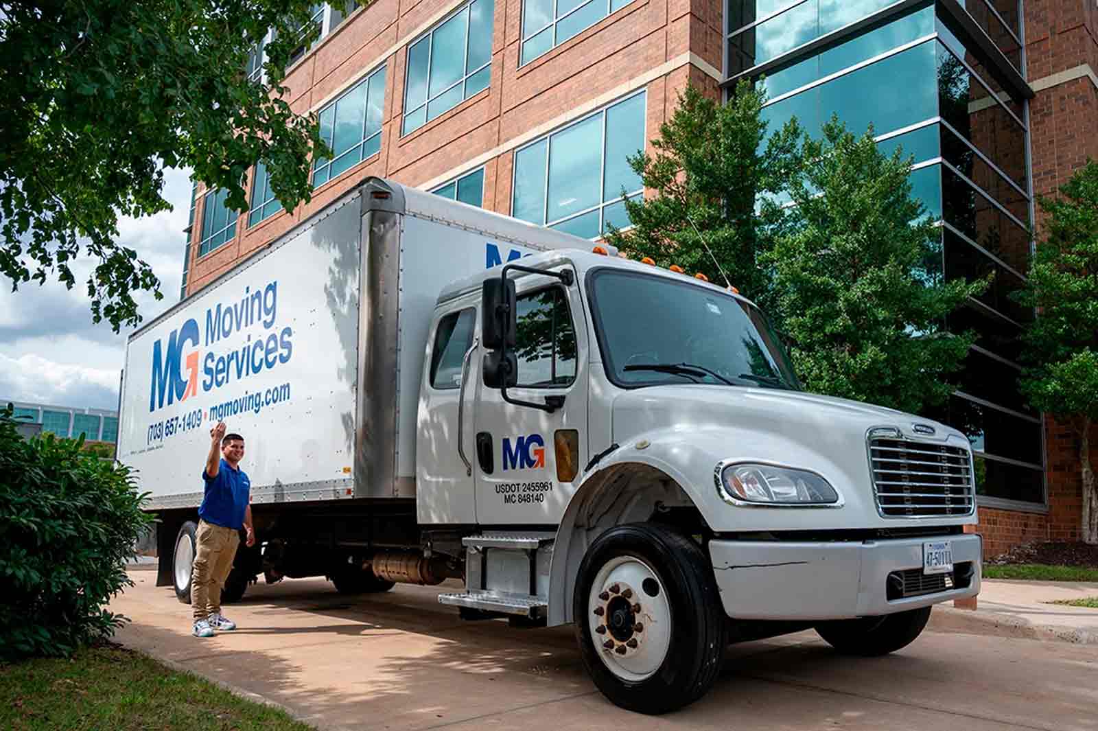 commercial movers preparing for an office move