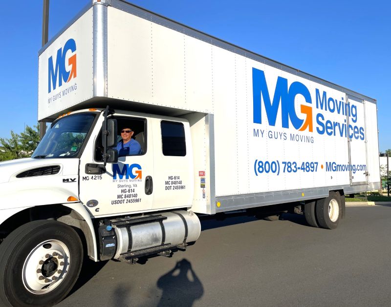 MG Moving Truck With Gainesville VA Movers