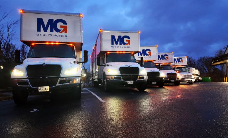 MG Moving Trucks Filled With Springfield VA Movers Ready To Get To Work