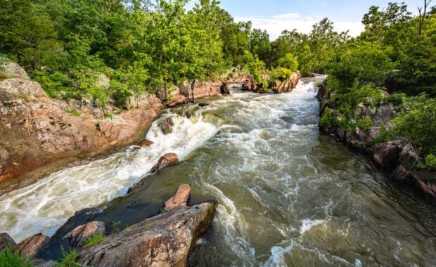 Great Falls Park. A small National Park Service site in Virginia, United States.