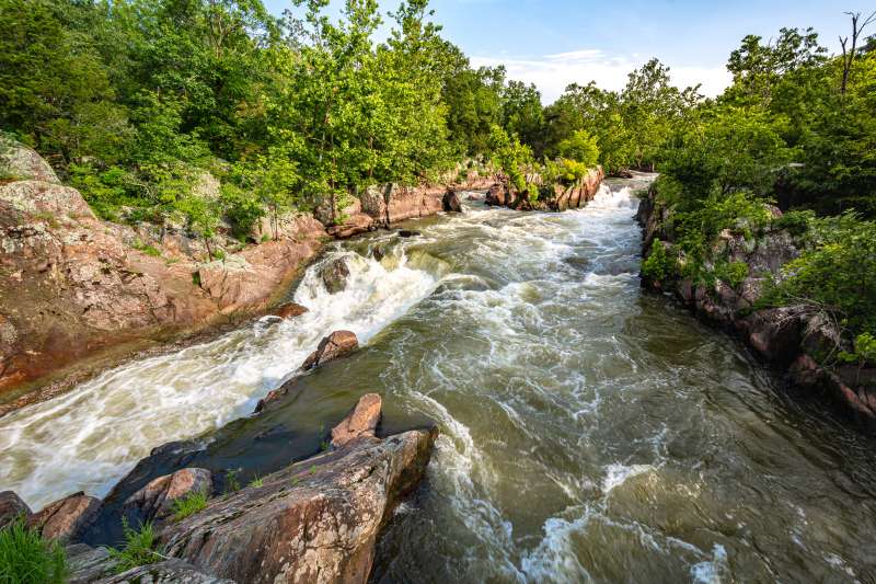 Great Falls Park. A small National Park Service site in Virginia, United States.