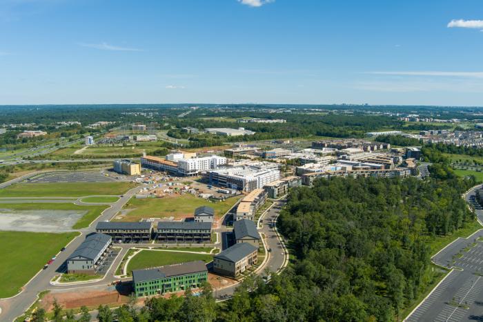 Aerial View Of Ashburn Virginia