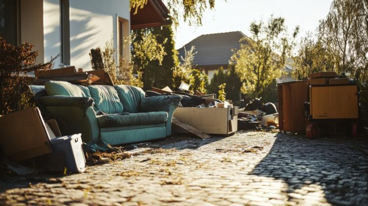 Backyard In Northern VA Which Requires Professional Sterling VA Junk Removal Services