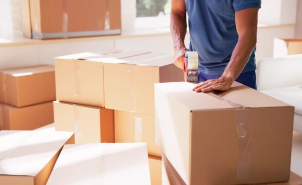 mover service packing box